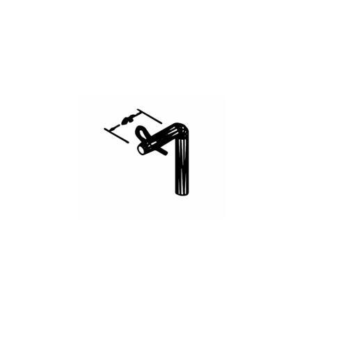 3/4" Bent Pin x 4 1/2" long